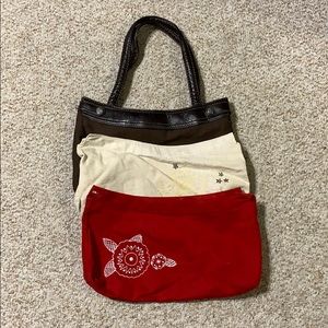 Thirty-one skirt purse w/ 2 skirts